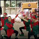 Fun Christmas Flash Mob Brings Joy to Weary Travelers